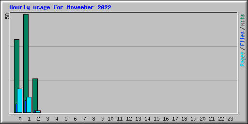 Hourly usage for November 2022